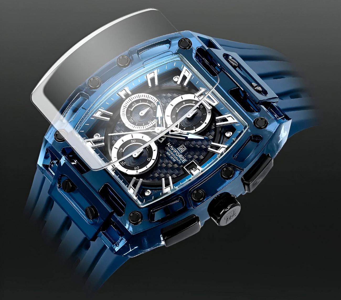 Reloj Naviforce Deportivo Nf7105 Goma Hombre